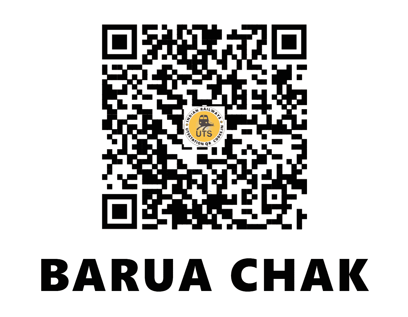 UTS QR Code for BARUA CHAK - BRCK - NE (UTTAR PRADESH)
